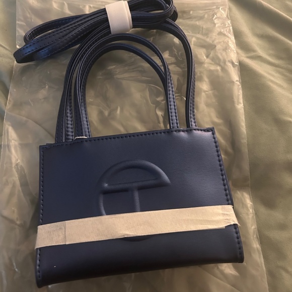 Cobalt Small Telfar Shopping Bag - Picture 10 of 12